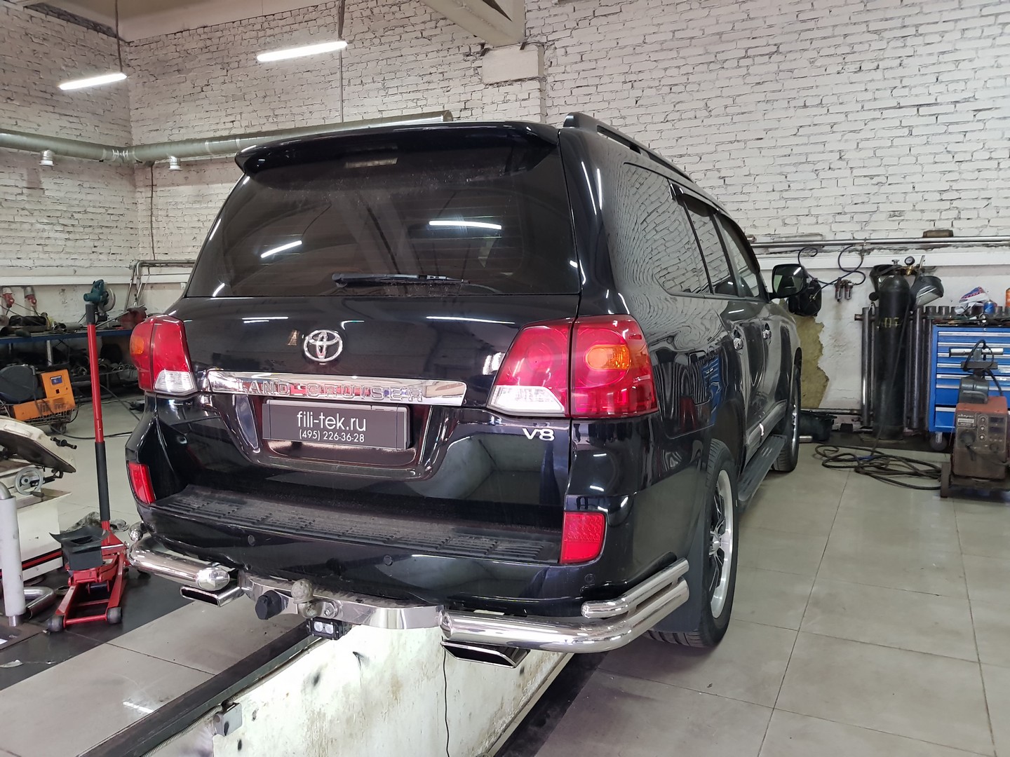 Изготовление выхлопной системы + Toyota Land Cruiser 200